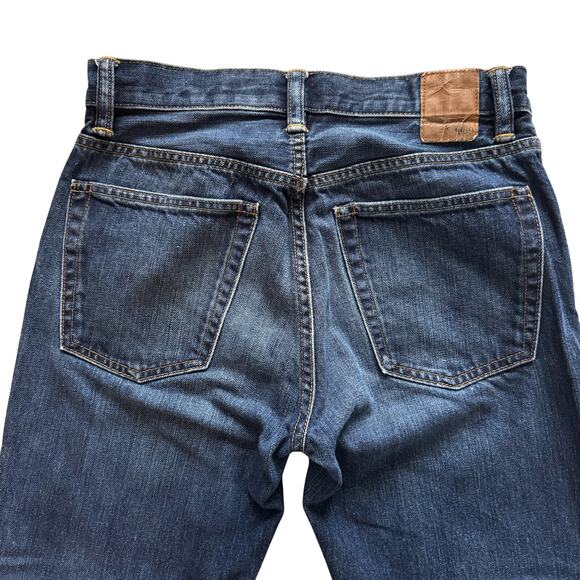 GAP 1969 Standard Jeans Men's Sz 28 28x29 Blue Straight Leg Preppy Retro Classic - Picture 13 of 14